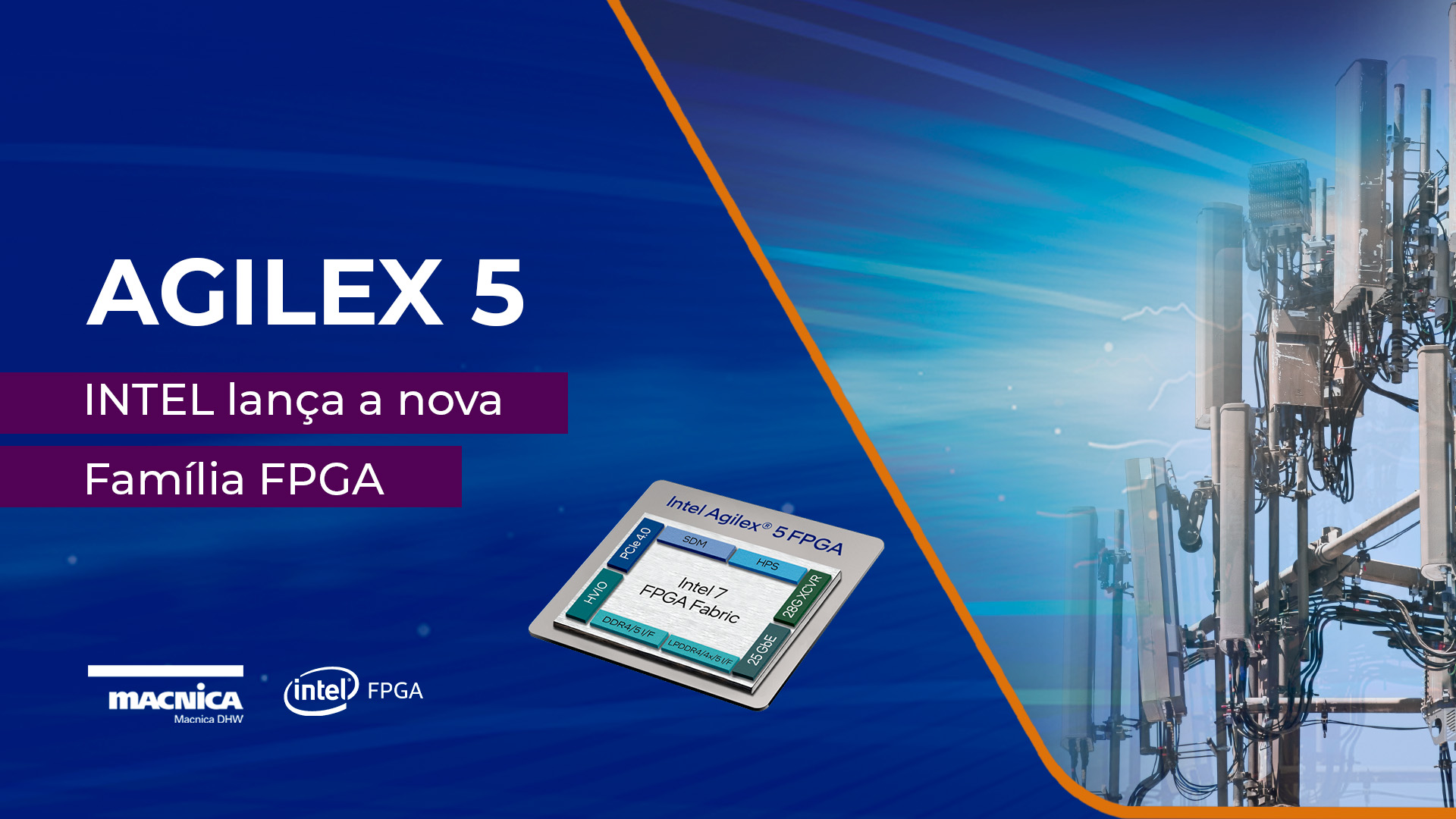 Intel lança a Agilex 5: nova família de FPGA